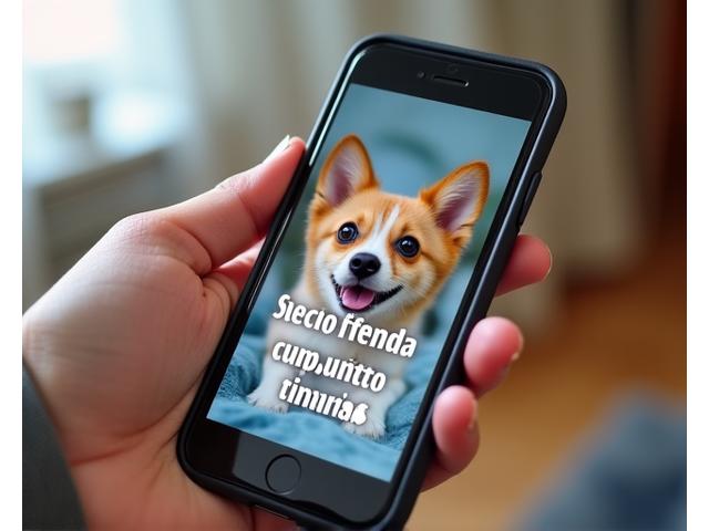 Capturas de pantalla de un teléfono mostrando reportes diarios con fotos de una mascota, ilustrando la comunicación constante y la tranquilidad para los dueños de CanTerra Walks.